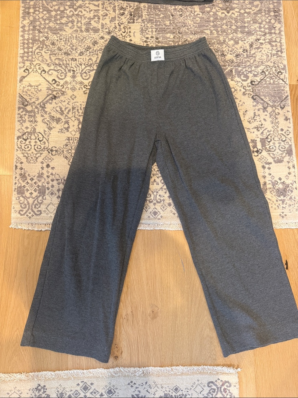 Parke Charcoal Waffle Thermal Pants